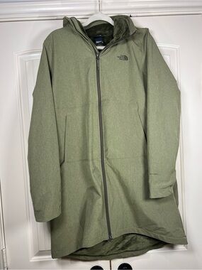 The North Face Shelbe Raschel Fleece Lined Hooded Parka Jacket Olive Green XL